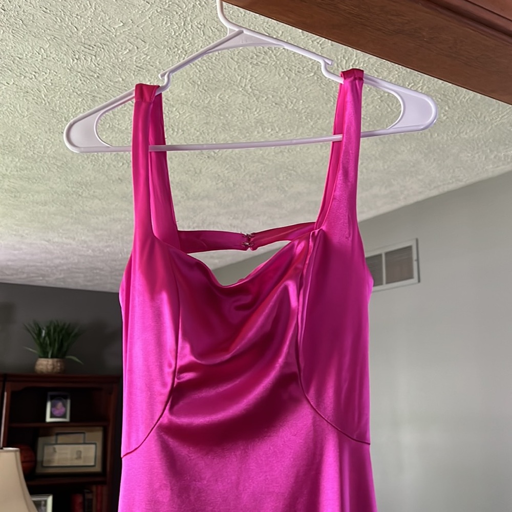 Hot Pink Dillards Collection Formal/Prom Dress Gem